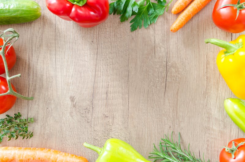 Fresh organic vegetables
